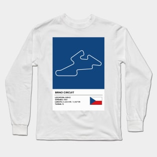 Brno Circuit [info] Long Sleeve T-Shirt